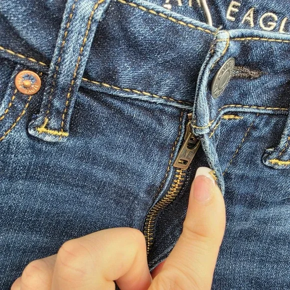 Mens Dark Wash Bootcut Jeans 26x28 Stretch Denim Casual Everyday Wear - Picture 6 of 16